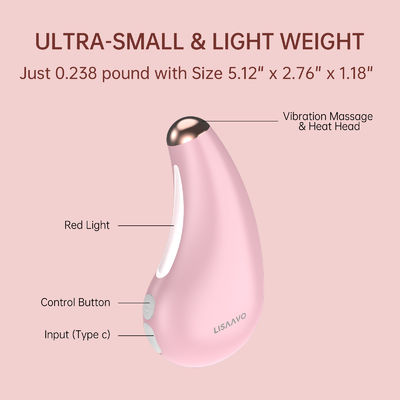 kopen Oplaadbare oog- en gezichtsmassager met warmte-, vibratie- en roodlichttherapie online vervaardiging