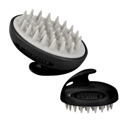 buy ABS TPR Scalp Washing Brush Detachable Bristles Wet Dry Hair Brush online manufacture