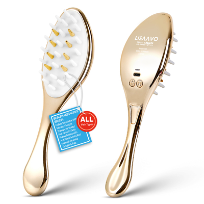 acheter Peigne de coiffure à micro-courant 5V 1A rechargeable à LED fabrication en ligne