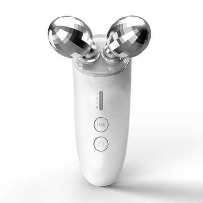 kopen 300mAh Microcurrent Face Roller 170g Electric Face Sculptor Wit Roze online vervaardiging