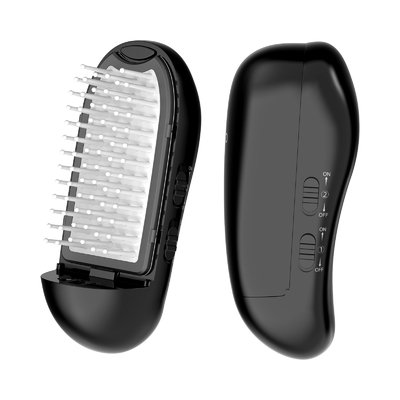 comprar Escova de cabelo iónica de massagem 1W 5VDC 450mA Vibração Escova de massagem iónica Fabricação em linha