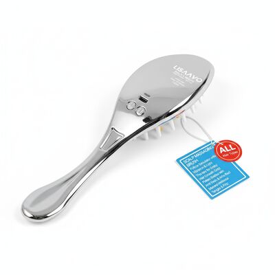 ซื้อ แปรงนวดผมไฟฟ้า Lisaavo 1.8W LED Light Therapy พร้อมเทคโนโลยี EMS Microcurrent และการนวดแบบสั่น การผลิตออนไลน์