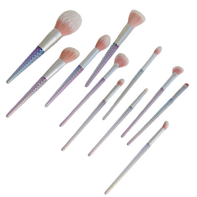kaufen Dreamy Rainbow Make-up Brush Set mit Rainbow Elektroplatierten Griffe, 300.000+ Ultra-feine synthetische Fasern und multifunktionale Kosmetik-Bürste Kit Online-Herstellung
